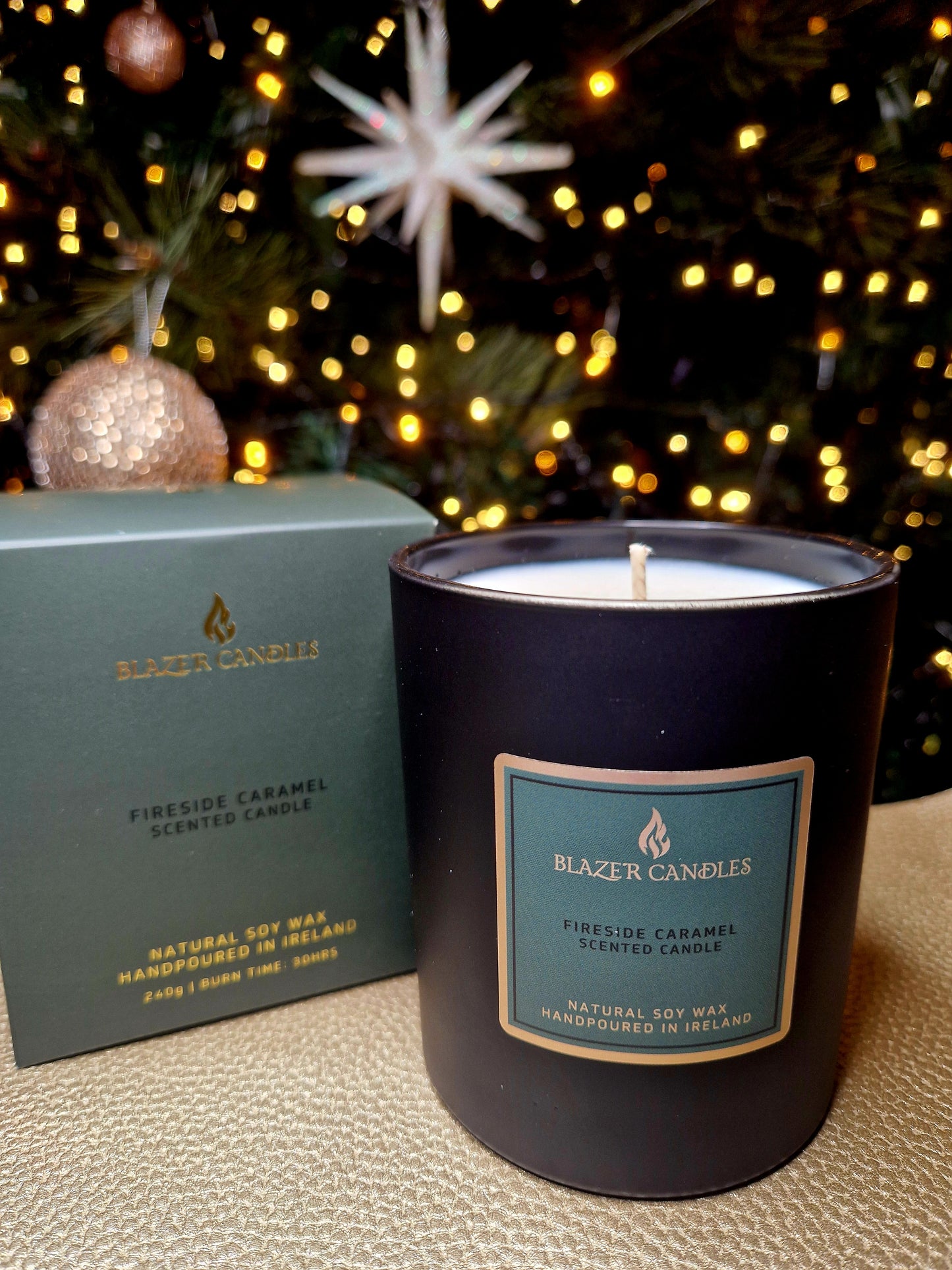 Fireside Caramel Scented Candle
