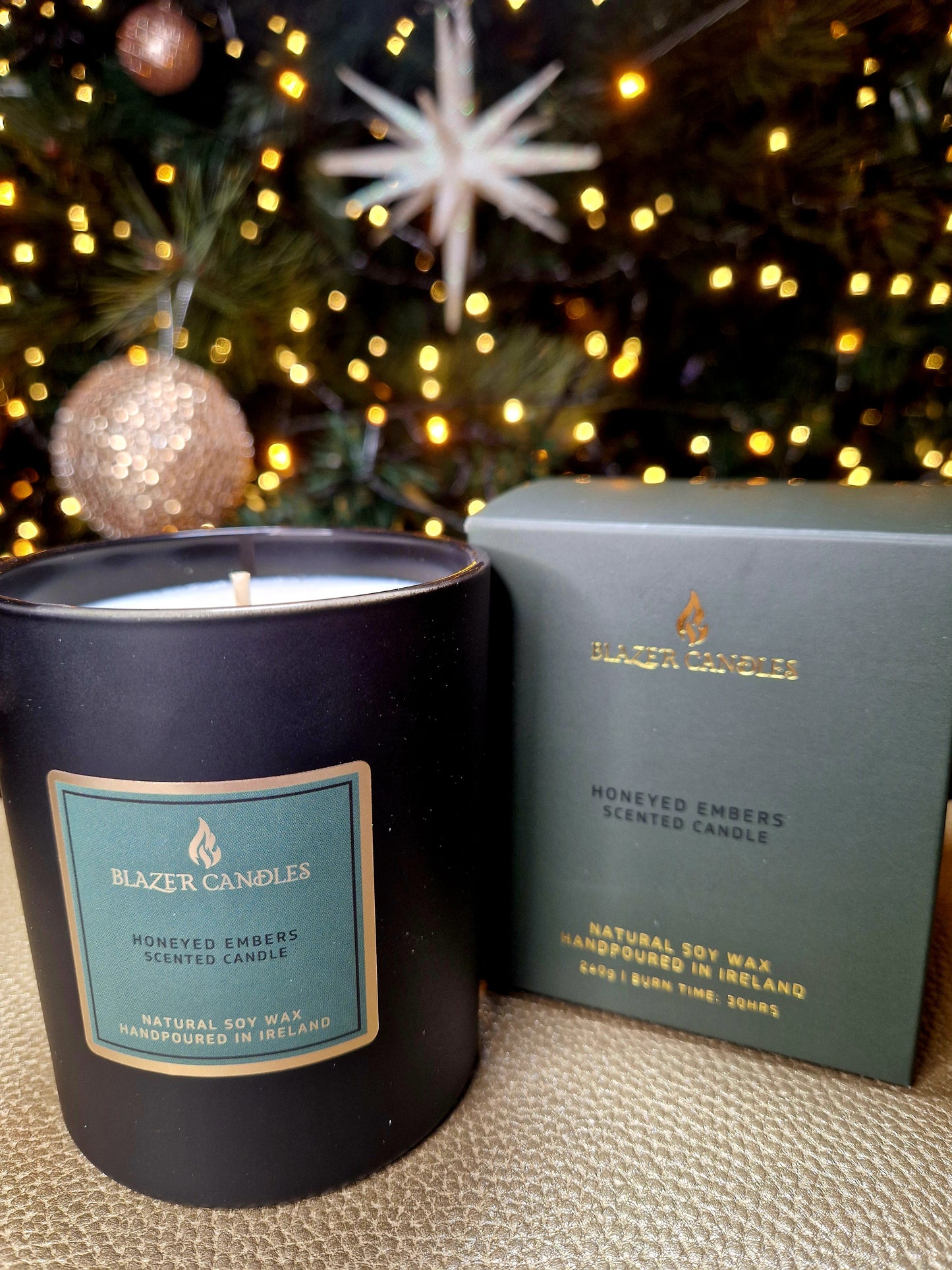 Honeyed Embers Scented Candle