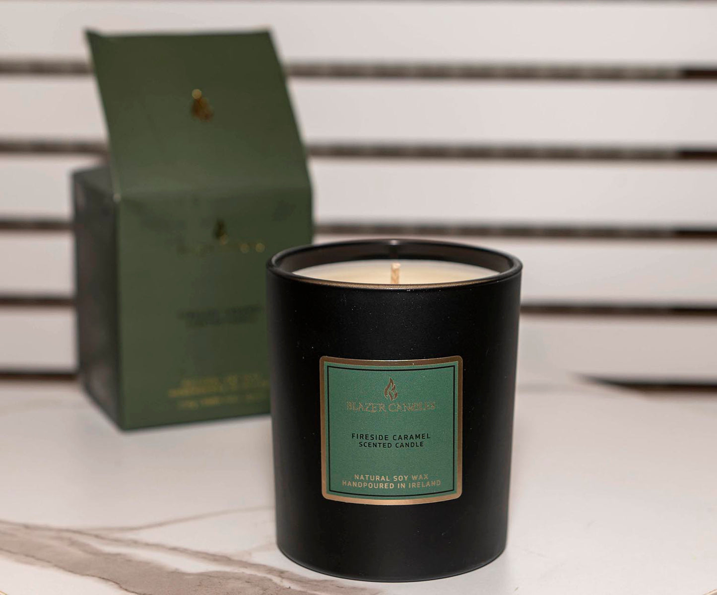 Fireside Caramel Scented Candle